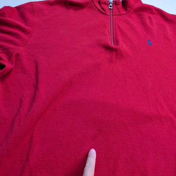 Polo Ralph Lauren Sweater Mens 2XL Pullover 1/4 Zip Performance Golf Preppy - Picture 11 of 11